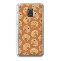Croissant: Samsung Galaxy A8 (2018) Transparant Hoesje