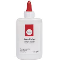 Rayher Hobby knutsel lijm - flacon van 125 gram - witte lijm - geschikt voor alles
