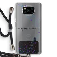 Sterren: Xiaomi Poco X3 Pro Transparant Hoesje met koord