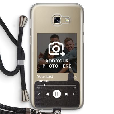Music Player: Samsung Galaxy A5 (2017) Transparant Hoesje met koord