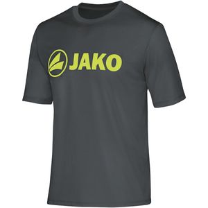 JAKO 6164 Functioneel Shirt Promo  - Antraciet/Lime - 4XL