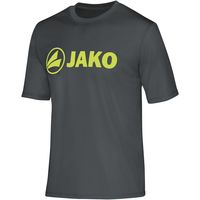 JAKO 6164 Functioneel Shirt Promo  - Antraciet/Lime - 4XL - thumbnail