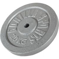 Gorilla Sports Gewichtsschijf - Halterschijf - 20 kg - Gietijzer - 30 mm - thumbnail
