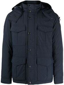 Woolrich veste matelassée à poches à rabat - Bleu