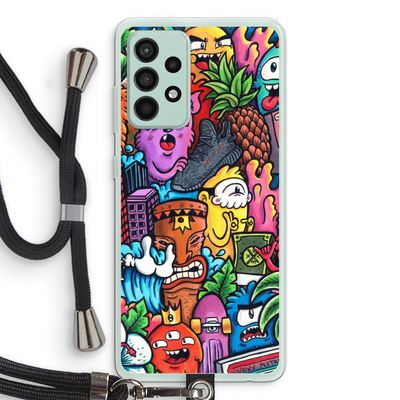 Vexx Mixtape: Samsung Galaxy A52s 5G Transparant Hoesje met koord