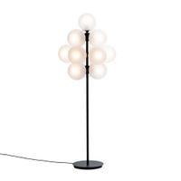 Pulpo Stellar Grape Big Vloerlamp - Transparant - Zwart