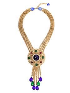 CHANEL Pre-Owned collier multi-rangs à ornements (années 1980)