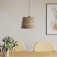 VidaXL Plafondlampenkap ø40x26 cm wicker bruin