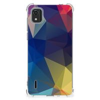 Nokia C2 2nd Edition Shockproof Case Polygon Dark - thumbnail