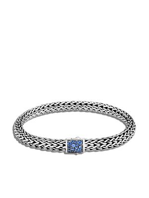 John Hardy bracelet Classic Chain 6.5 mm à design réversible - Argent