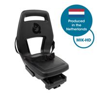 Qibbel achterzitje junior 6+ mik-hd bagagedrager zwart