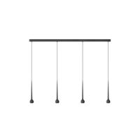 Grau Falling Sun Trace Four Hanglamp - Zwart