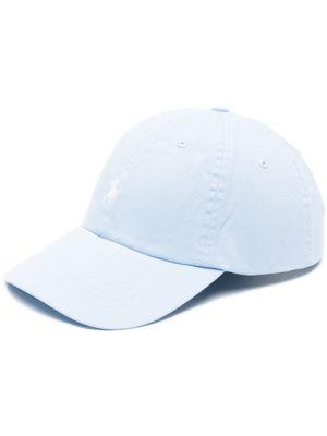 Polo Ralph Lauren casquette en coton à logo brodé - Bleu