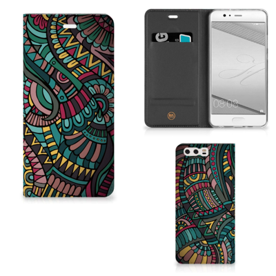 Huawei P10 Plus | Hoesje met Magneet | Aztec