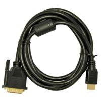 Akyga AK-AV-11 video kabel adapter 1,8 m HDMI Type A (Standaard) DVI-D Zwart