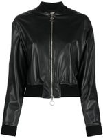 Semicouture veste bomber en cuir artificiel - Noir