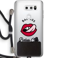 Badass Babes Club: LG V30 Transparant Hoesje met koord