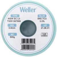 Weller WSW SC L0 Soldeertin, loodvrij Spoel Sn0,7Cu 500 g 0.8 mm - thumbnail