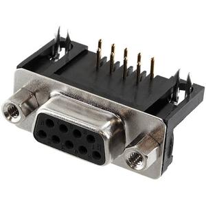 econ connect BUN9WB/9 D-sub female connector 90 ° Aantal polen: 9 Soldeerpennen 1 stuk(s)