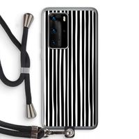 Stripes: Huawei P40 Pro Transparant Hoesje met koord