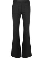 Dorothee Schumacher high-waisted flared trousers - Gris - thumbnail