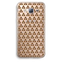 Poop emoji: Samsung Galaxy J3 (2016) Transparant Hoesje