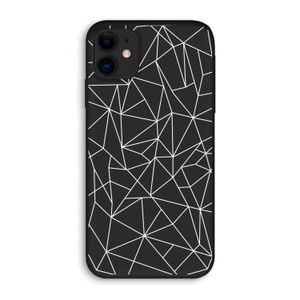 Geometrische lijnen wit: iPhone 11 Biologisch afbreekbaar hoesje