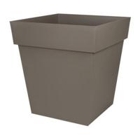 Bloempot EDA Tuscan Taupe Plastic Vierkant Ø 50 cm (49,5 x 49,5 x 52,5 cm)