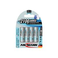 Ansmann Batterijen NiMH Accu Mignon AA 2100 mAh 4 stuks - thumbnail