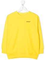 Off-White Kids sweat Monster Arrow à col rond - Jaune