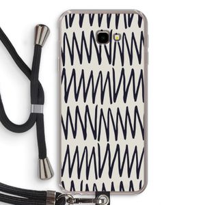 Marrakech Zigzag: Samsung Galaxy J4 Plus Transparant Hoesje met koord
