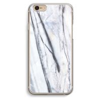 Gestreepte marmer: iPhone 6 / 6S Transparant Hoesje