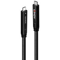 Lindy 43333 USB-kabel 10 m USB 3.2 Gen 1 (3.1 Gen 1) USB C Zwart Lindy 43333 USB-kabel 10 m USB 3.2 Gen 1 (3.1 Gen 1) USB C Zwart