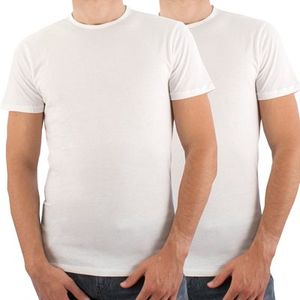 Puma - Basic 2 Pak Crew Neck T-Shirt - Wit