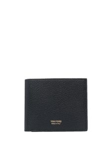 TOM FORD porte-cartes en cuir à détail de logo - Noir