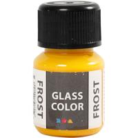 Creativ Company Glass color frost, geel, 30 ml/ 1 fles