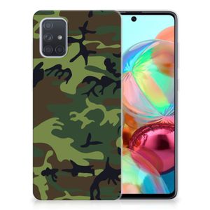 Samsung Galaxy A71 TPU bumper Army Dark