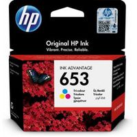 HP 653 originele Advantage drie-kleuren inktcartridge