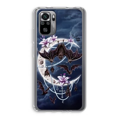 Vleermuizen Maan: Xiaomi Redmi Note 10S Transparant Hoesje