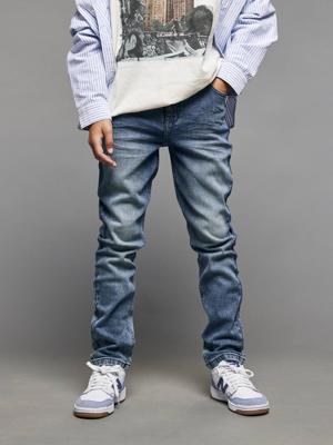Slim fit jeans met destroyed effect JONEN stone