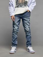 Slim fit jeans met destroyed effect JONEN stone Slim fit jeans met destroyed effect JONEN stone