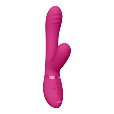 VIVE by Shots Tani - Finger Motion met Pulse-Wave Vibrator - Roze