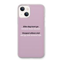 gij zijt ook iemand: iPhone 13 mini Transparant Hoesje