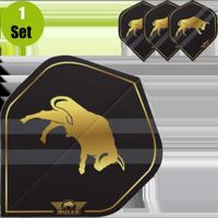 Bulls Bulls Retro Dartflights - Zwart