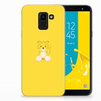 Samsung Galaxy J6 2018 Telefoonhoesje met Naam Baby Leopard - thumbnail