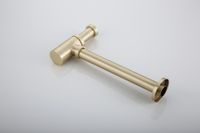 Saniclear Brass sifon geborsteld messing / mat goud - thumbnail