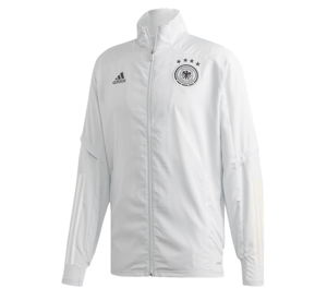 Duitsland Presentatie Jacket Junior 2019-2020 - Maat 128 - Kleur: WitGrijs | Soccerfanshop