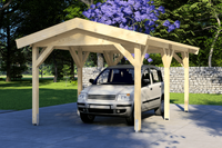 Carport 300x500 cm zadeldak - Van Kooten