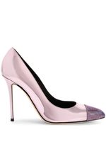 Giuseppe Zanotti escarpins Jakye Shine 105 mm en cuir - Rose