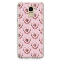 Chicks before dicks: Samsung Galaxy J6 (2018) Transparant Hoesje